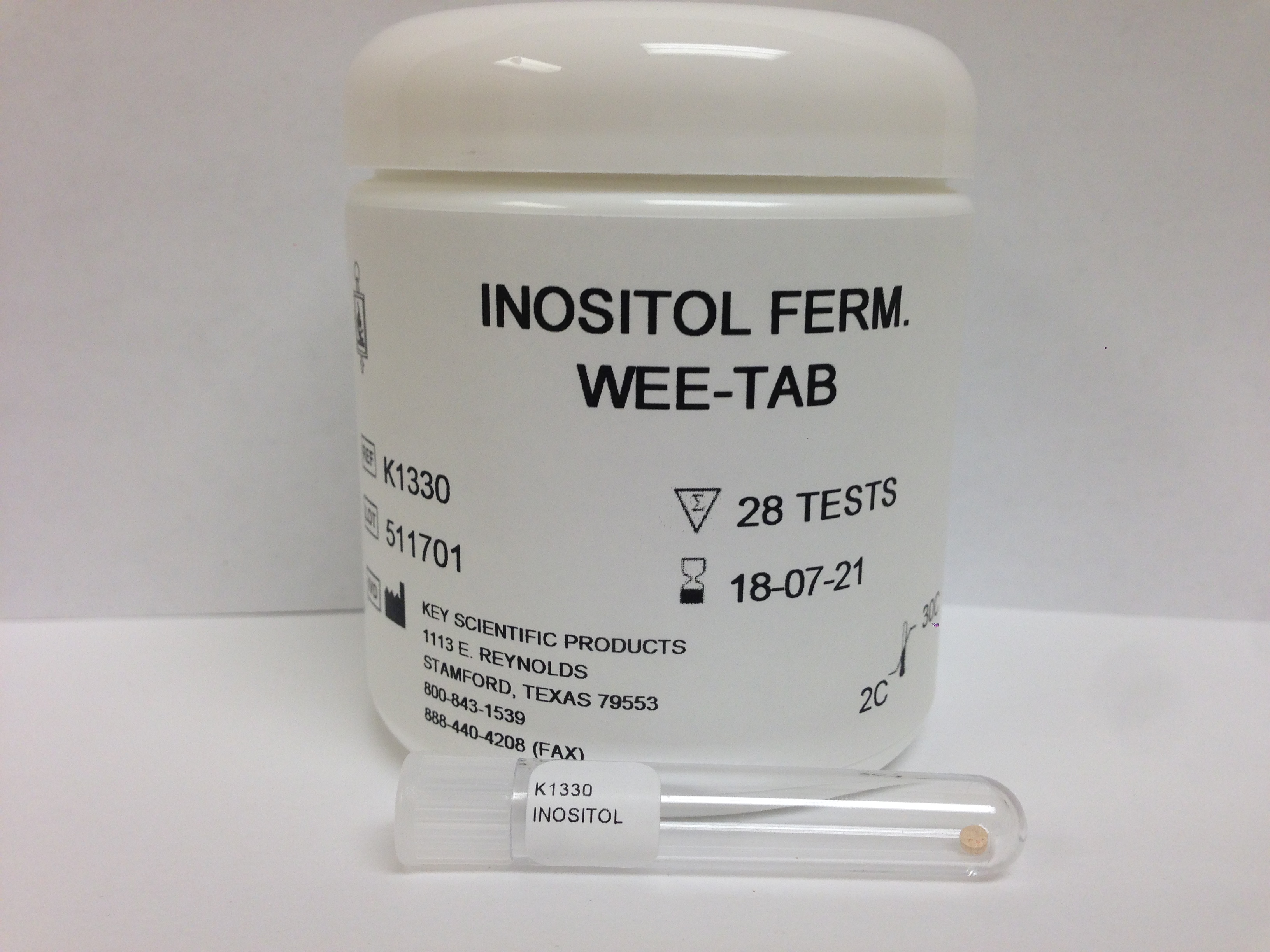 WEE-TAB INOSITOL FERMENTATION